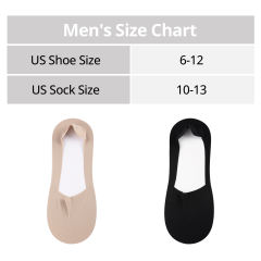 EALLCO 10 Pairs Mens Socks Thin No Show Socks Non Slip Invisible Socks for All Occasions