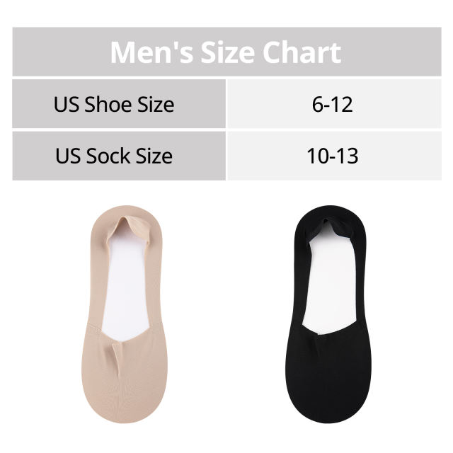 EALLCO 10 Pairs Mens Socks Thin No Show Socks Non Slip Invisible Socks for All Occasions