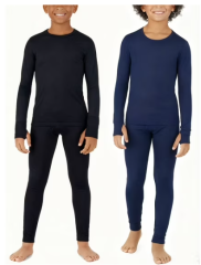 EALLCO Boys Thermal Underwear 2 Sets Soft Comfortable Thermal