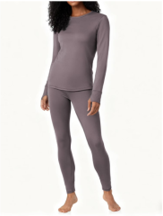 EALLCO Womens Winter Thermal Warm Soft Comfortable Suit Women's Sets M/L/XL