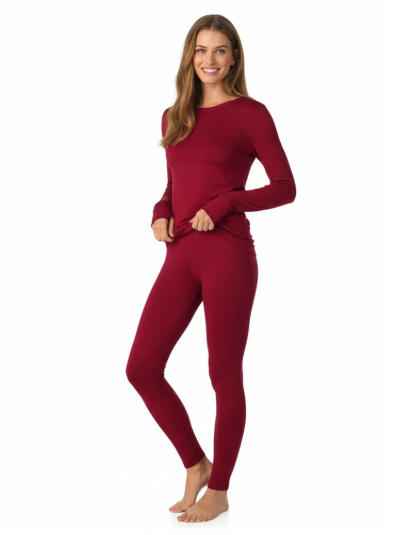 EALLCO Womens Winter Thermal Warm Soft Comfortable Suit Women's Sets M/L/XL