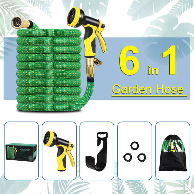 Gardguard 50ft & 100ft Expandable Garden Hose Function Nozzle/Durable 3