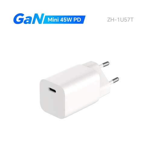 Zonhope 45W Mini GaN Single Port Type-C Wall Charger Adapter