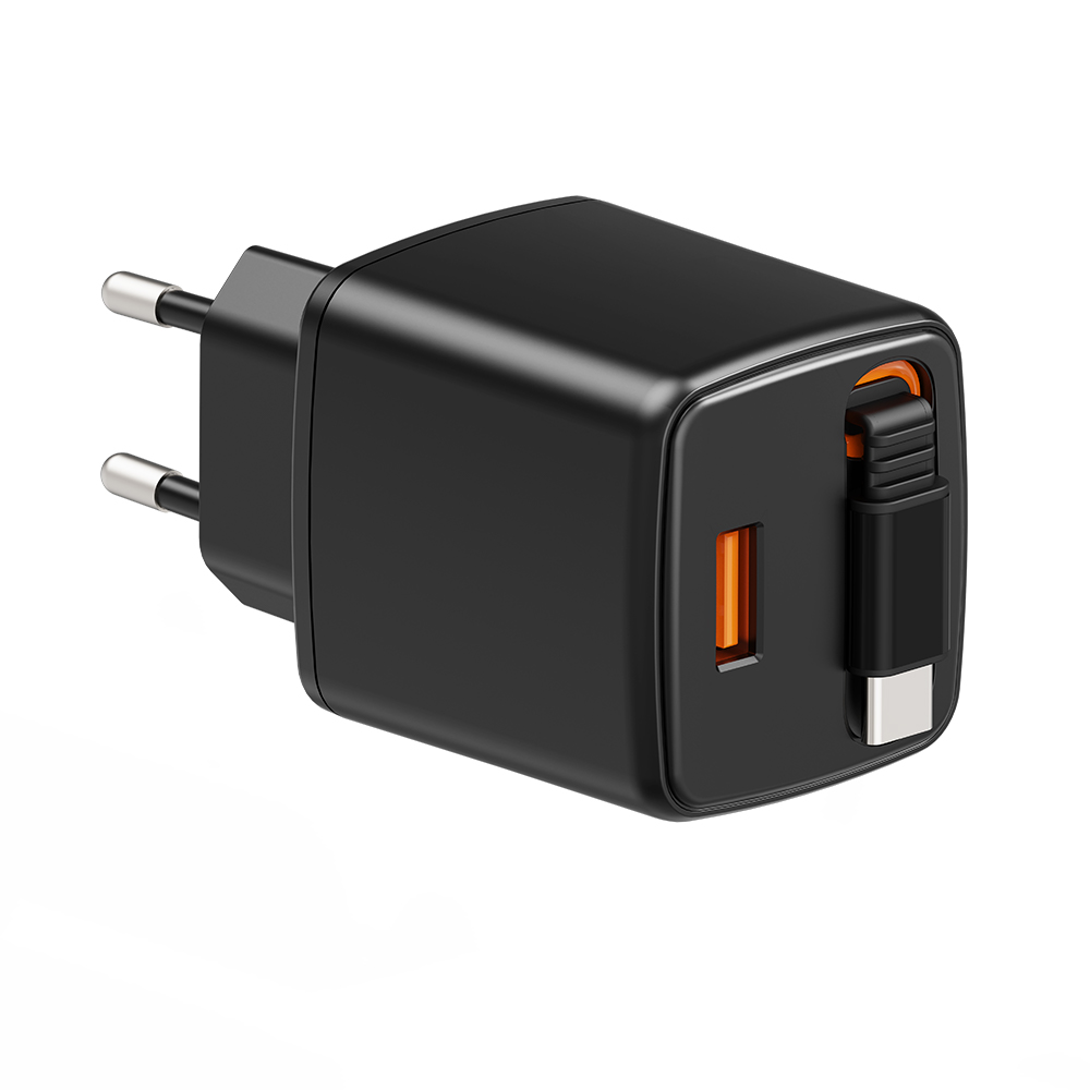 Zonhope GaN Retractable Charger Series 45W AC Fast Charger