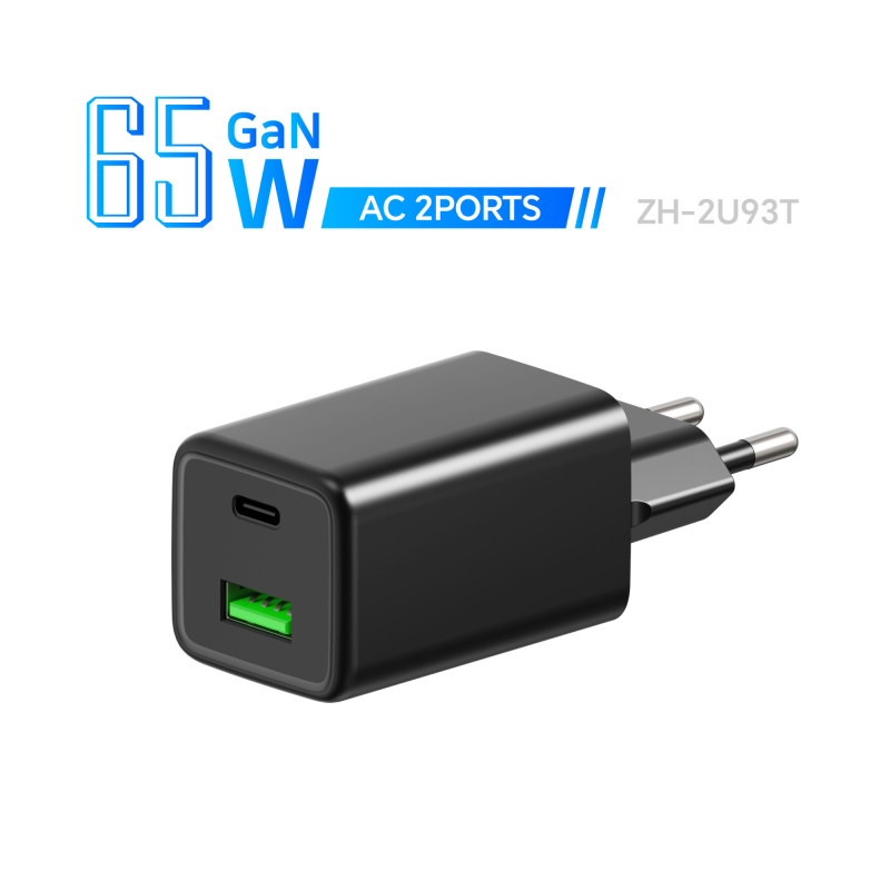 Zonhope GaN Mini LED Series 65W AC Fast Charger