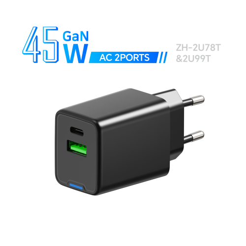 Zonhope GaN Mini LED Series 45W AC Fast Charger