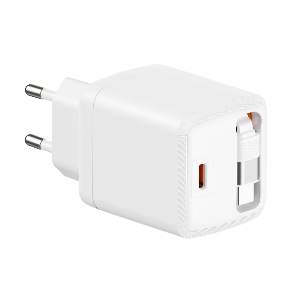 Zonhope GaN Retractable Charger Series 20W CC Fast Charger