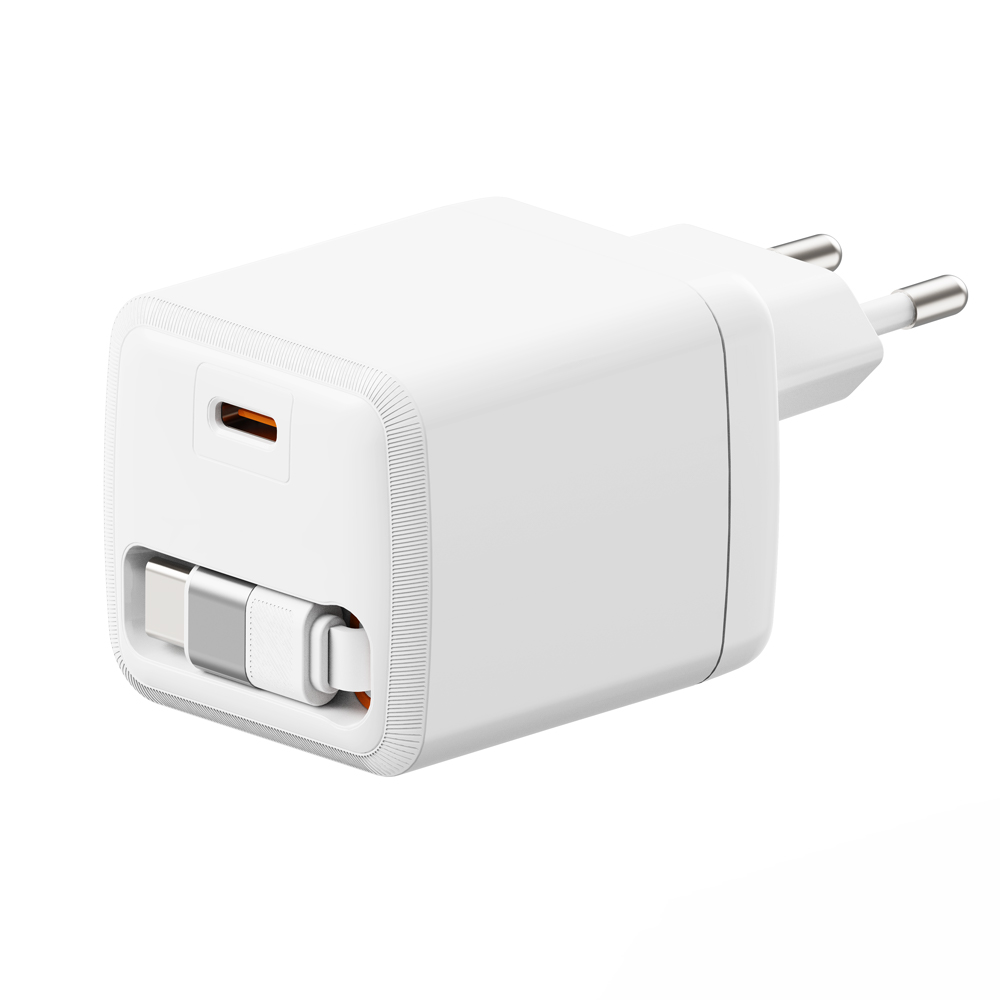 Zonhope GaN Retractable Charger Series 20W CC Fast Charger
