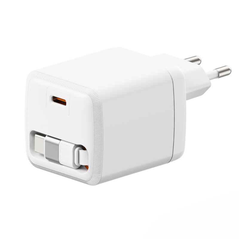 Zonhope GaN Retractable Charger Series 20W CC Fast Charger