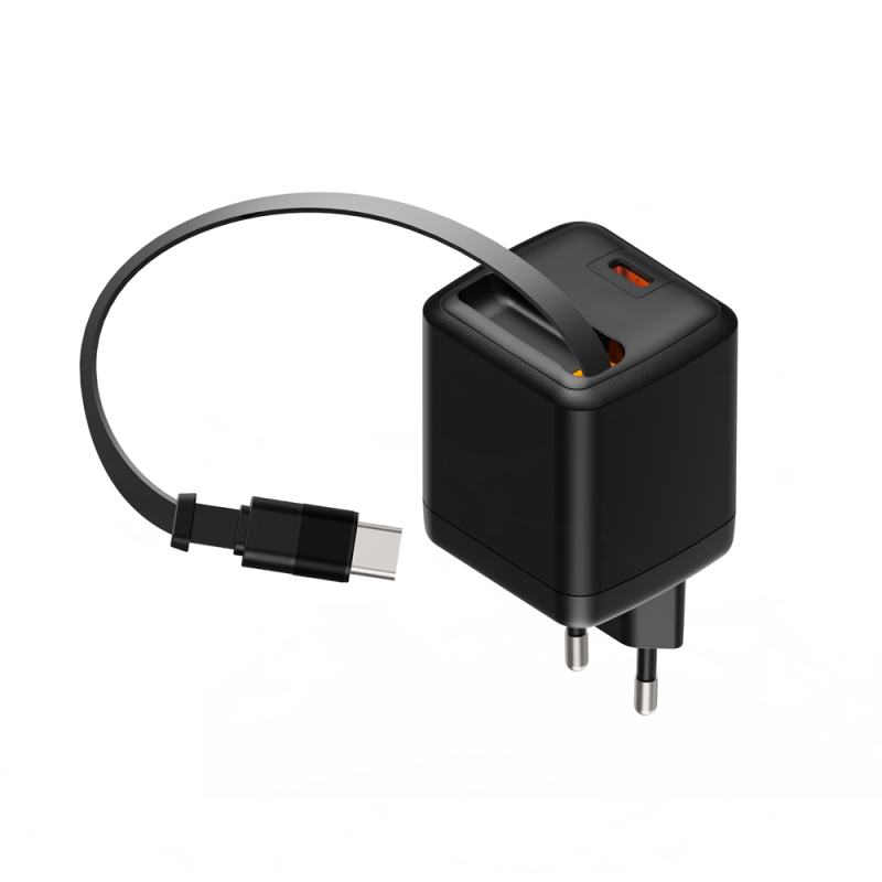 Zonhope GaN Retractable Charger Series 20W CC Fast Charger