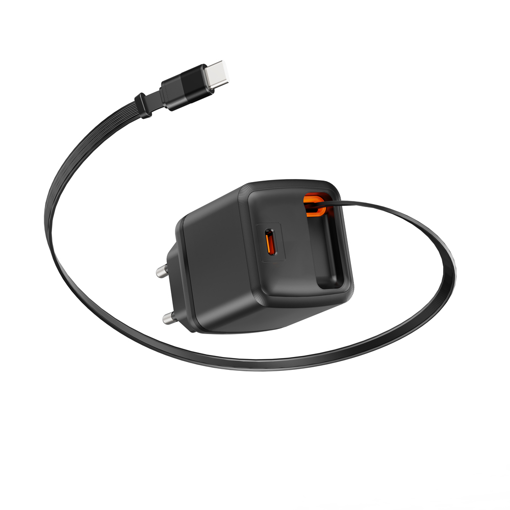 Zonhope GaN Retractable Charger Series 20W CC Fast Charger