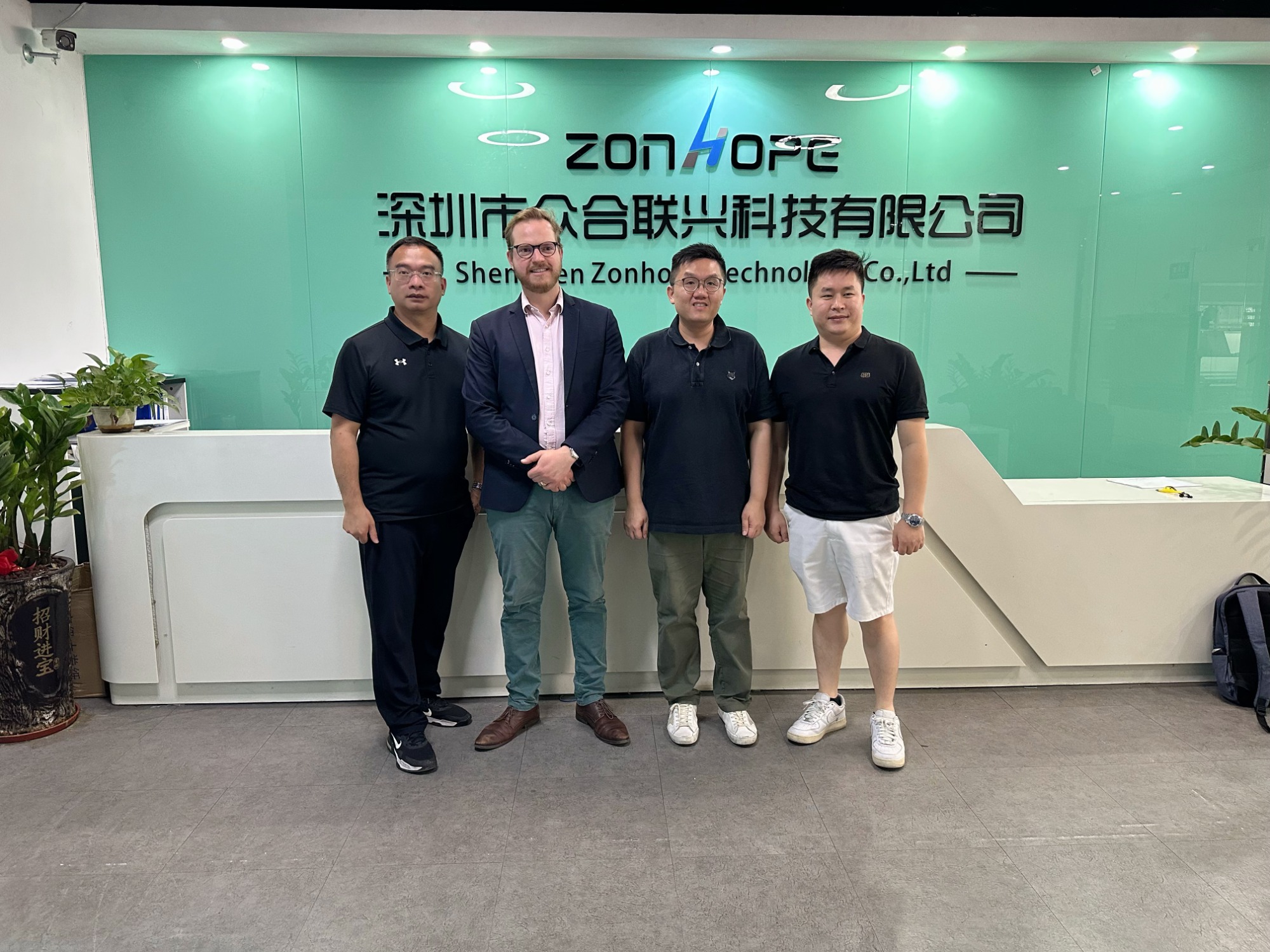 Customers visit the factory