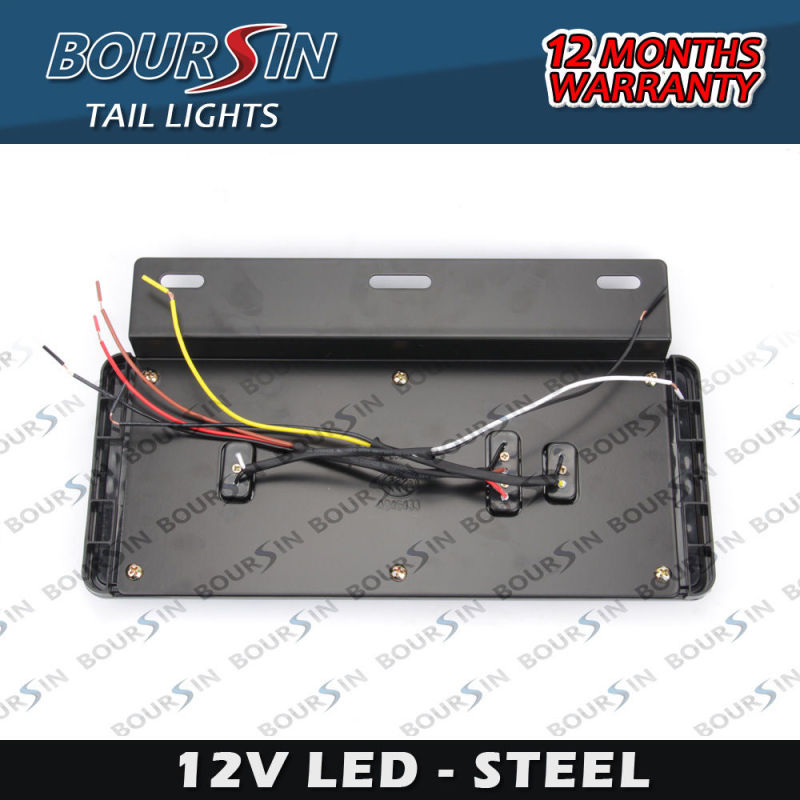 12V 44 LED'S Steel Rear Tail Lights Fit GMC W Series Isuzu Elf NPR NQR NKR NHR FSR FTR FRR 1984- WATERPROOF IP66