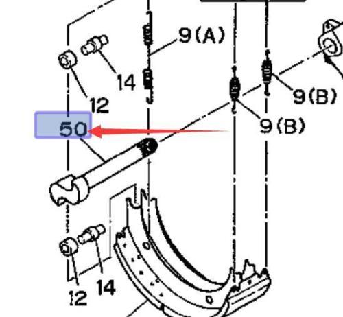 Rear Brake Camshaft For ISUZU FSR FTR FVR EVR 1988-1993 LEFT SIDE