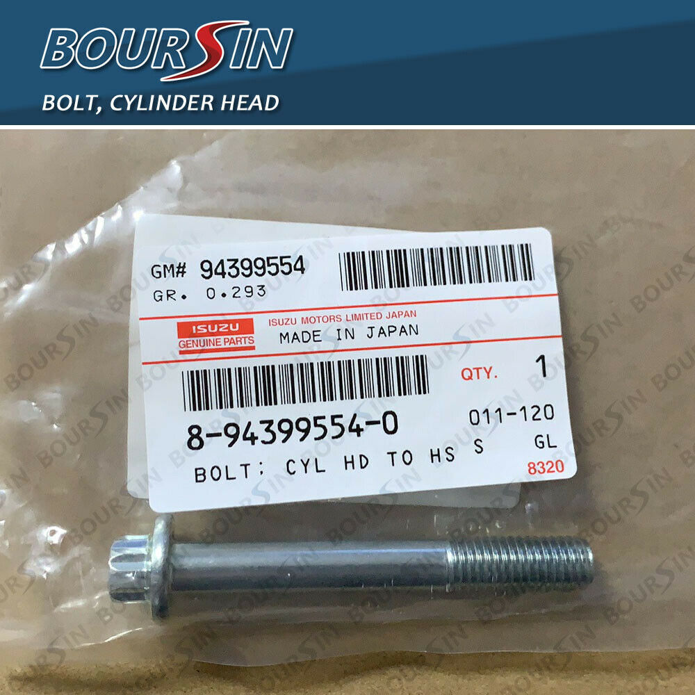 Bolt Cylinder Head To Block For ISUZU NPR HD NQR NRR 4HE1 4HK1 Remark: D GENUINE