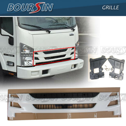 White Radiator Grille For ISUZU NPR NPR-HD NQR NRR 3.0L 5.2L 6.0L 2015-2019
