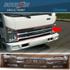 Chrome Radiator Grille For ISUZU NPR NPR-HD NQR NRR 5.2L 6.0L 2008-2014 8-98025-458-4 8980254584