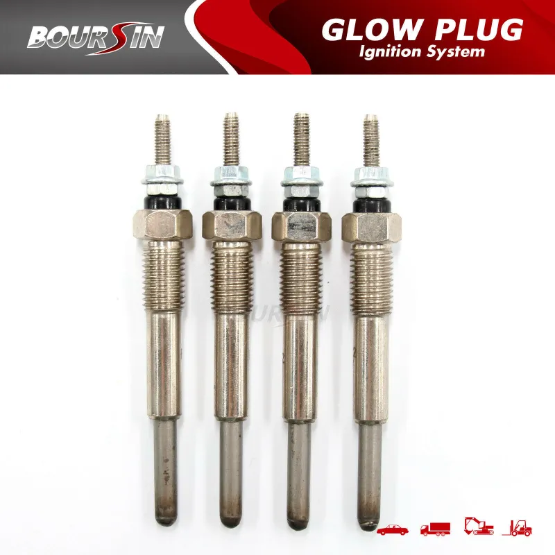 4x Glow Plug For ISUZU C240 C190 C201 C221 4BA1 D500 4FA1 Diesel engine 12V
