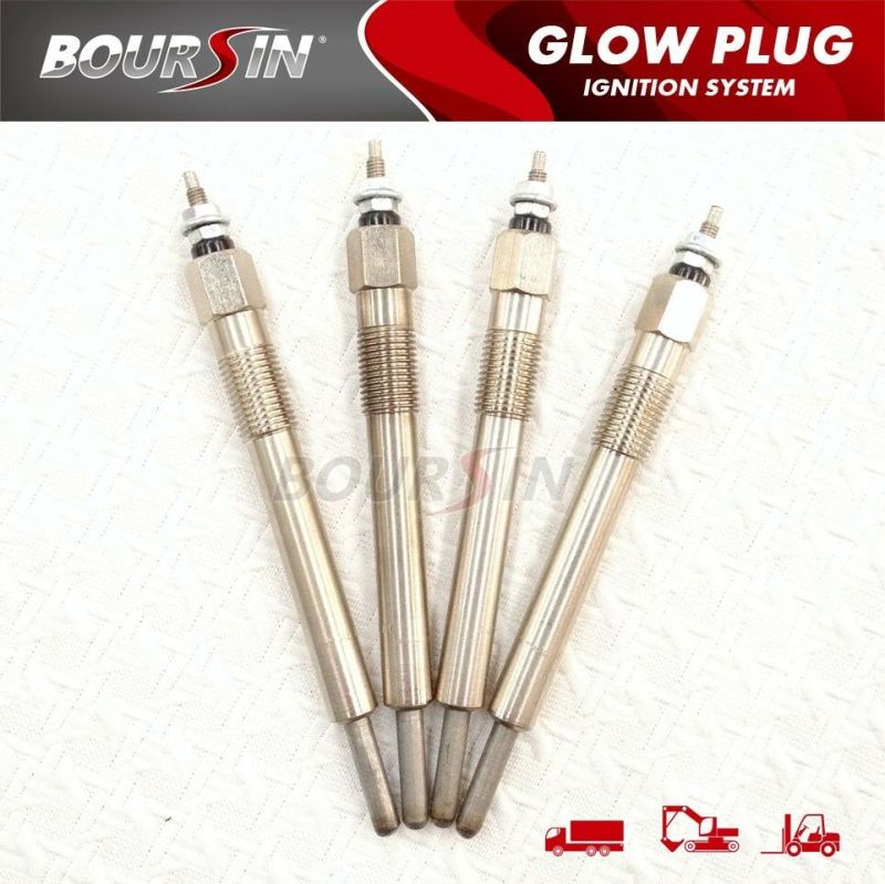 4x Glow Plug For ISUZU ELF150 250 350 4JA1 4JA1T 4JB1 4JB1T Engine Diesel, 12V