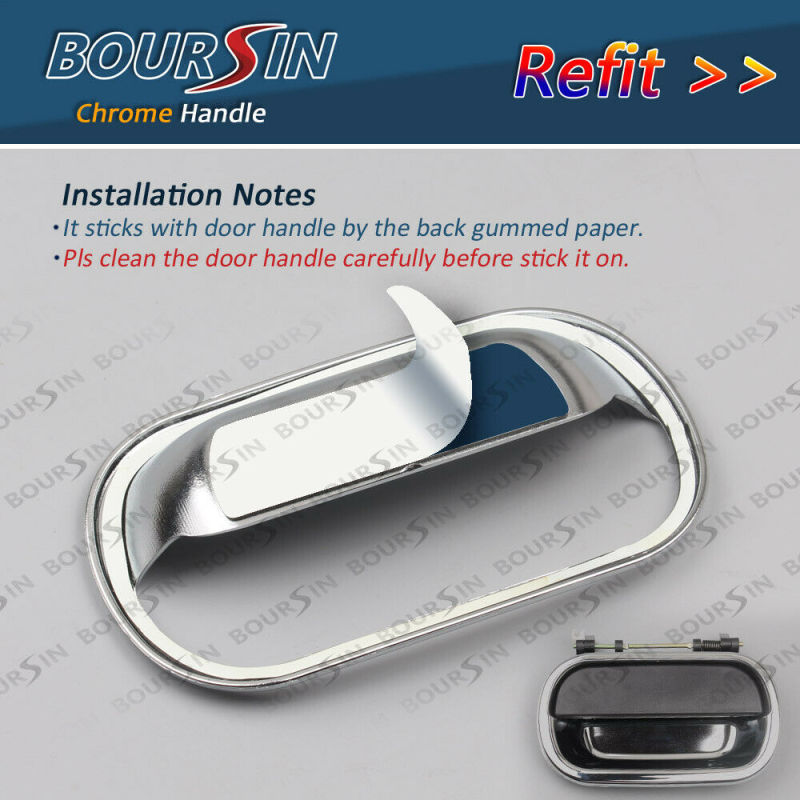 2x Refit Chrome, Exterior Door Handle For ISUZU NPR-HD NQR NRR 1995-2007 LH+RH