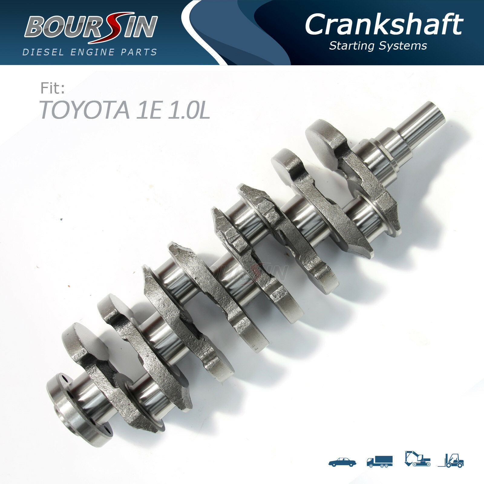 Crankshaft For Toyota 1E Starlet EP70 EP80 1.0L 1EL engine 999cc