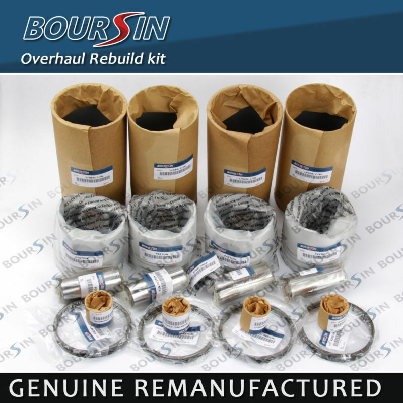 Piston Liner Kits For 05-07 Isuzu NPR NQR NRR NPR-HD 4HK1 Diesel 5.2L (Set of 4)