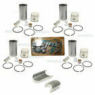 Fits Mitsubishi 4D34 Engine Rebuild Kit Kato HD512 SH135 Excavator