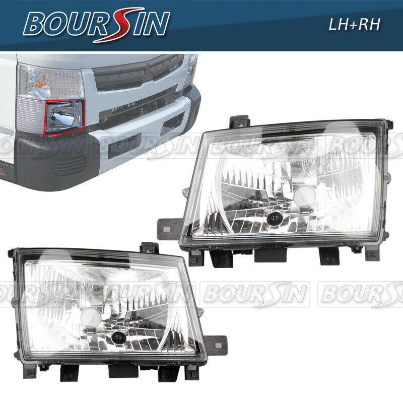 Headlight For Mitsubishi Fuso Canter FE125 FE160 FE180 2012-2019 LH+RH