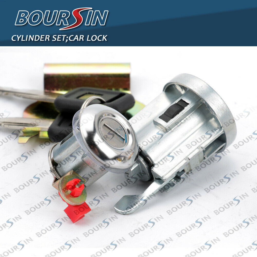 Lock Cylinder Set With Key For Isuzu NPR NQR NKR ELF 1994-07 W/ Clips