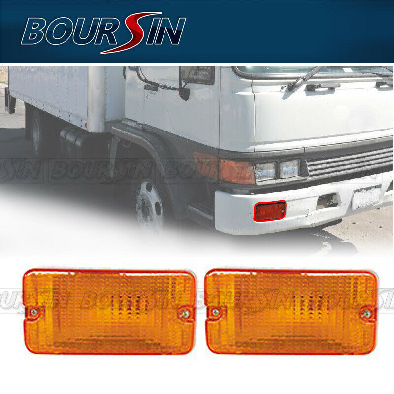 Front Turn Signal Bumper Lamp For Hino FA FB FD FE FF SG 1998-2004 LH+RH