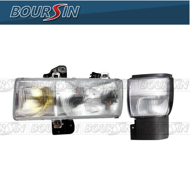 Headlight & Corner Lamp For 95-10 Nissan UD 1800 - 3300 W/ Bracket Driver Side