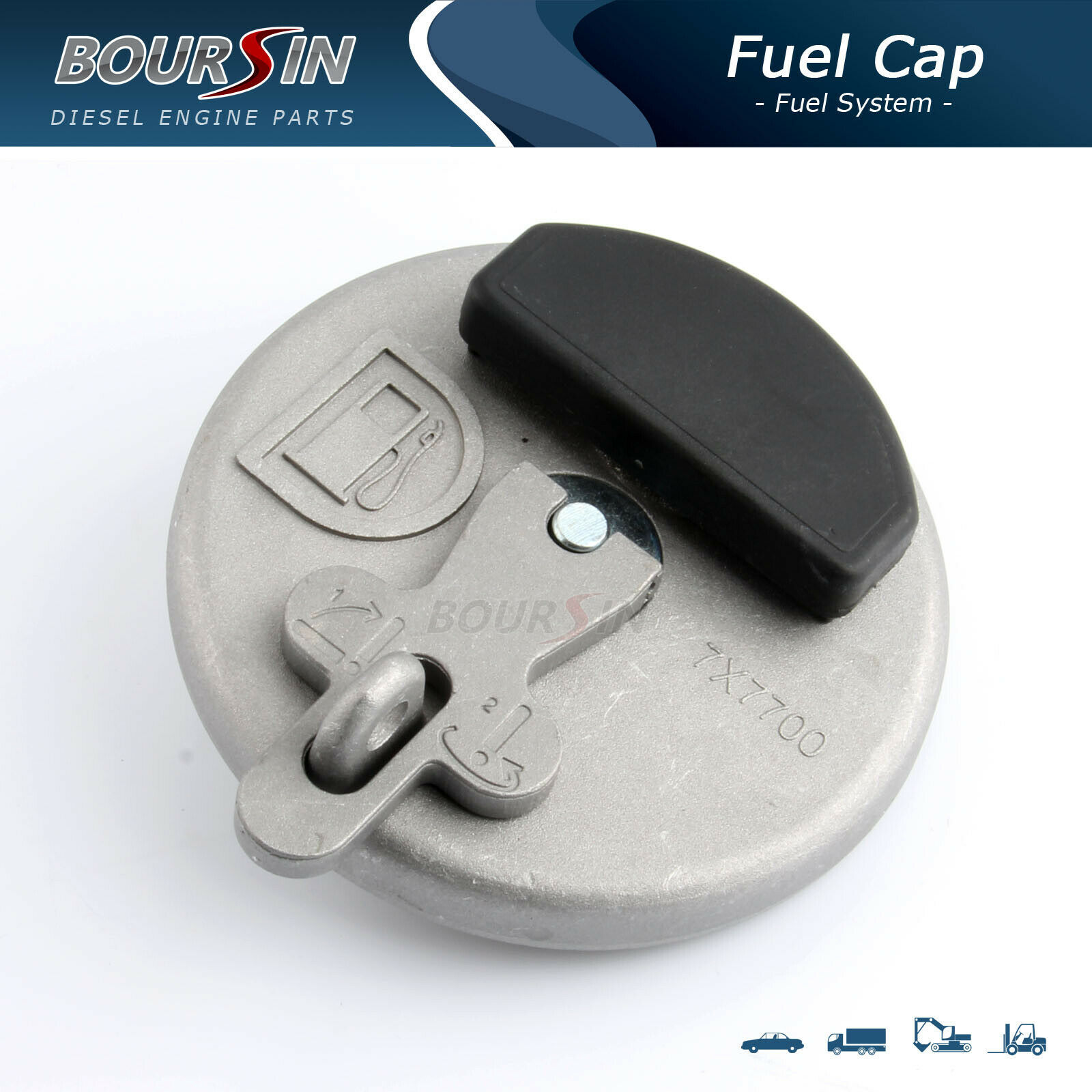 7X7700 Fit Caterpillar (Cat) Equipment Locking Fuel Cap Dozer Excavator