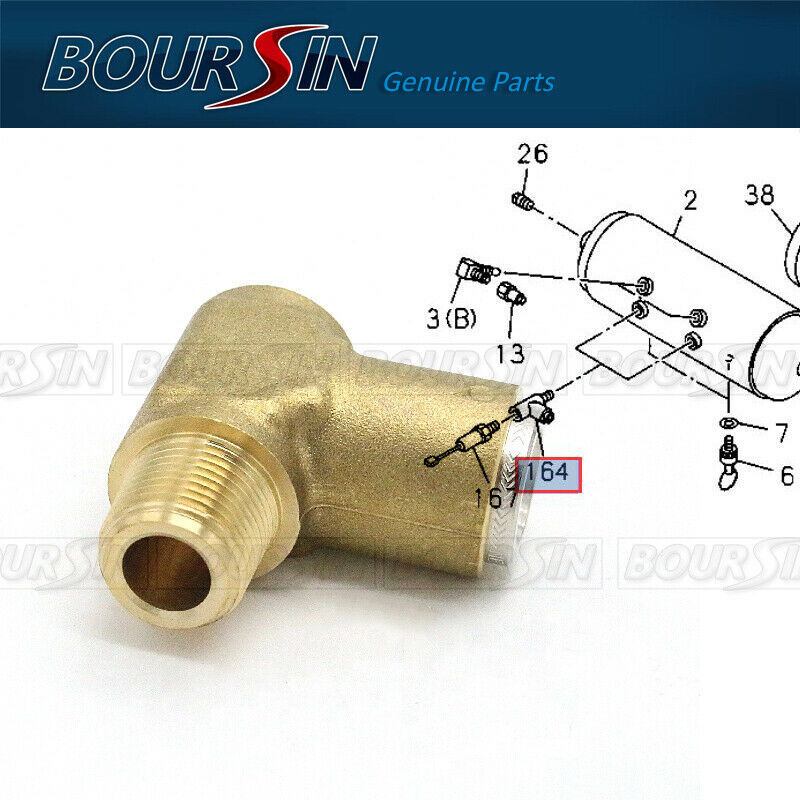 Connector Sub Air Tank For ISUZU FRR 6HK1 7.8L 2000-2004