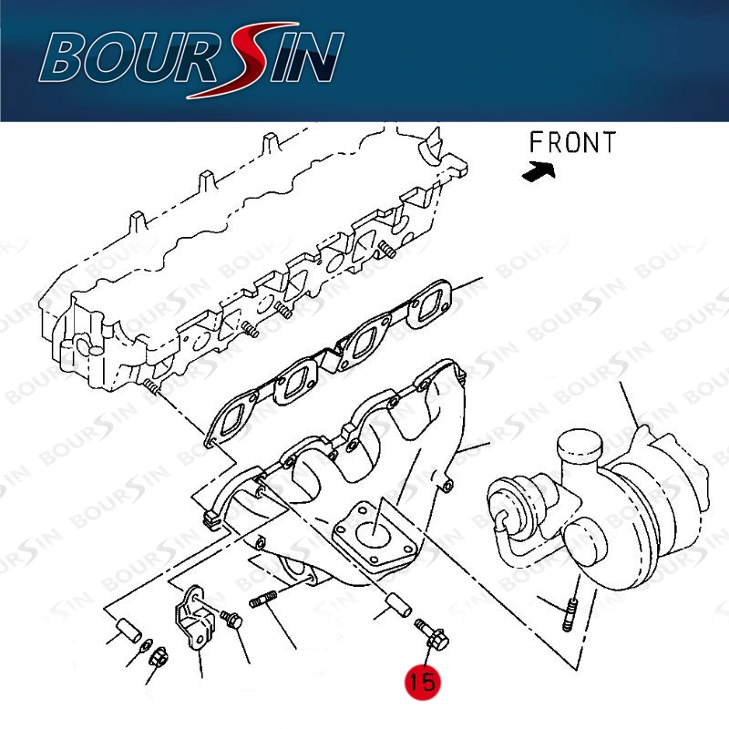 Exhaust Manifold Dist Collar Screw Engine For ISUZU NPR NPR-HD NQR NRR FSR FTR FVR FXR 4HE1 4HK1 6HE1 6HK1 Genuine