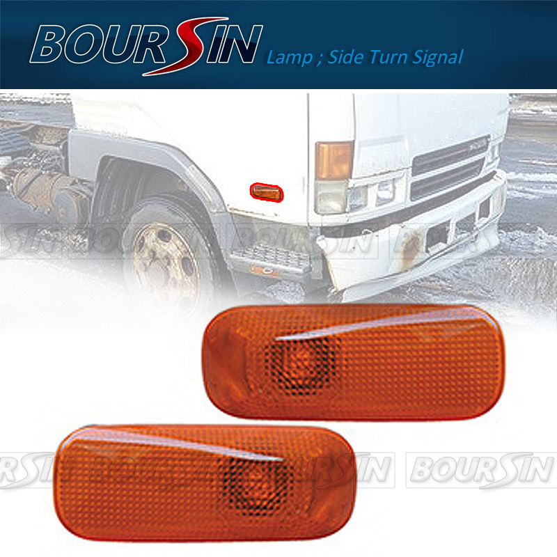 Side Turn Signal Lamp For Mitsubishi Fuso Fighter FK200 FK61F FK62F FK260 05-L+R