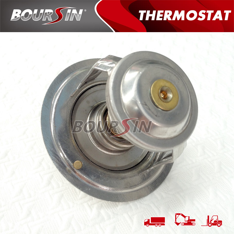 Engine Coolant Thermostat For Mitsubishi Fuso 6D14 6D15 FM555 FK415 FK455 6.6L