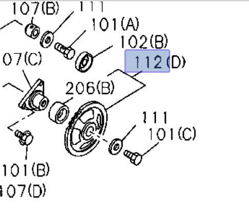 Idle Gear For ISUZU FRR FSR FTR FVR 6HK1 6HE1 1995-2002 Z=61