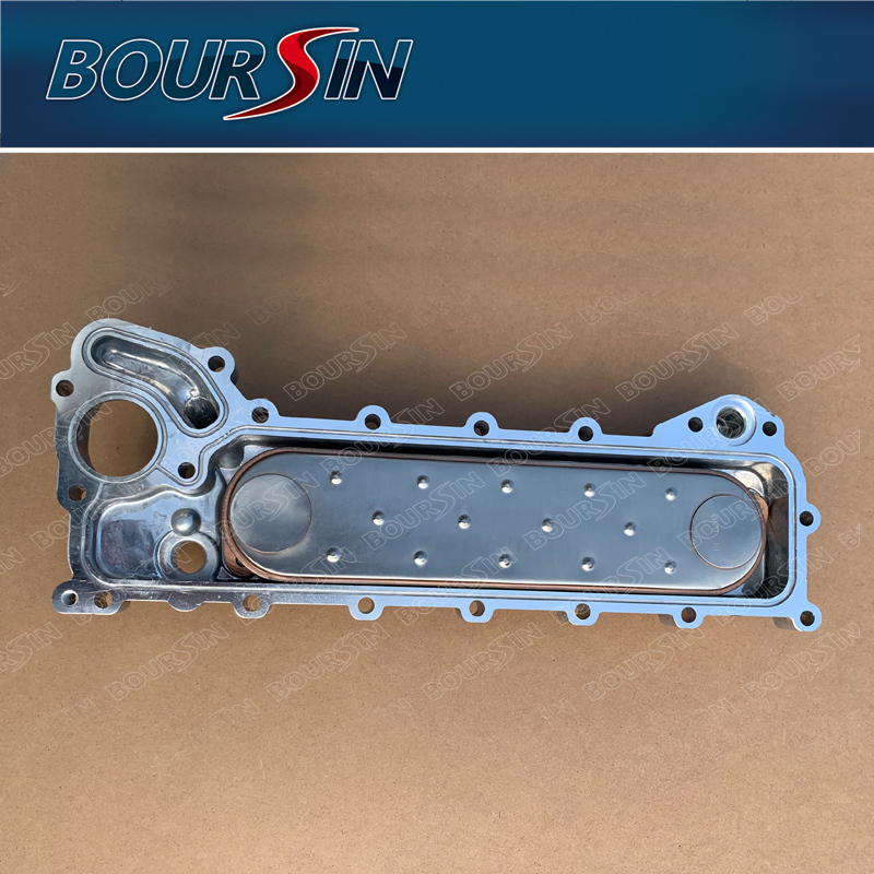 Oil Cooler Cover & Oil Cooler Core Asm For ISUZU NPR NQR NKR 4HF1 4.3L 1994-2009