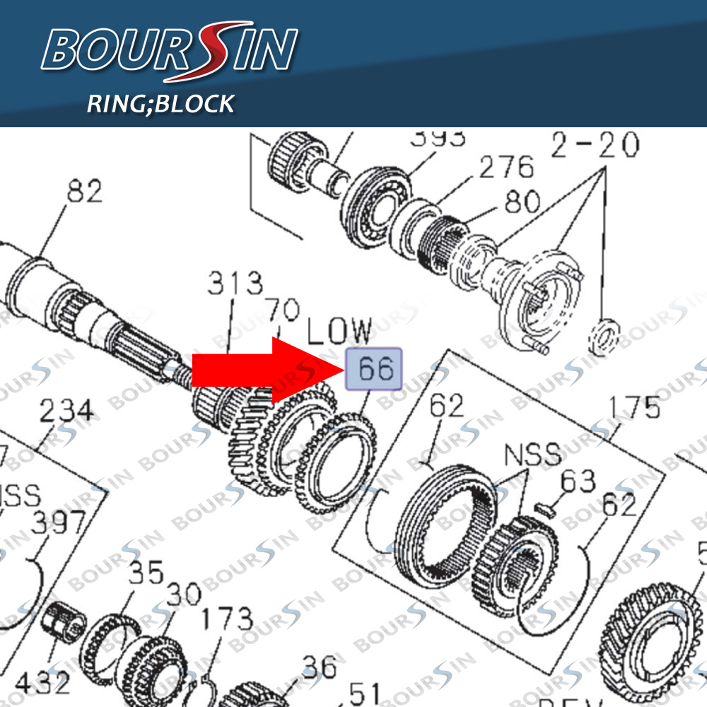 SYNCHRONIZER RING BLOCK FOR ISUZU NPR NQR NKR 4HF1 4HG1 Z=45 8-97061-752-0 8970617520 M/T MXA5R MSA5G