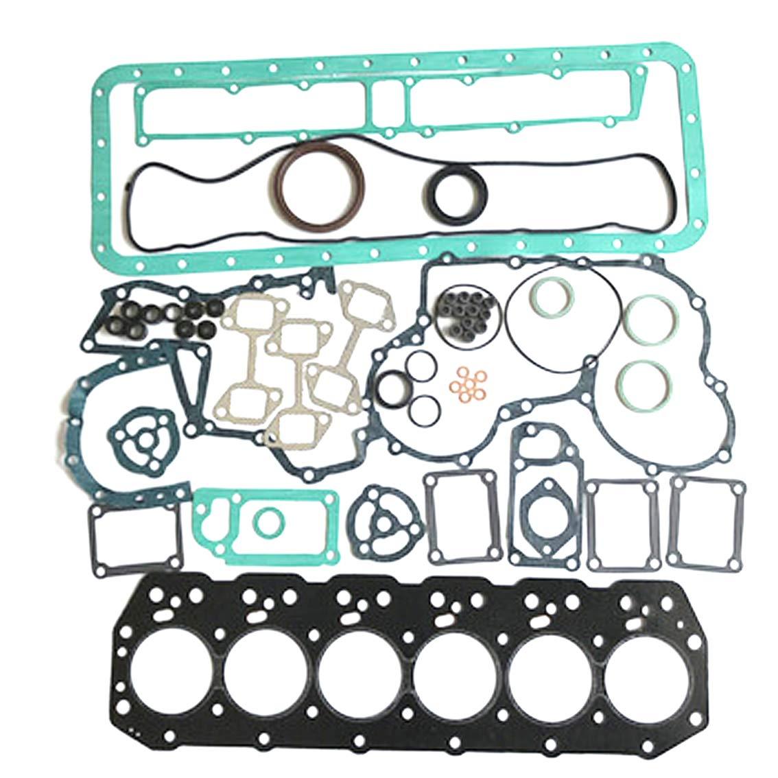 FULL GASKET FOR MITSUBISHI FUSO 6D14 6D14T E120 SK07 SK450-6E DH700 DH800-5 ME038219 ME999458 ME031916 ME071326