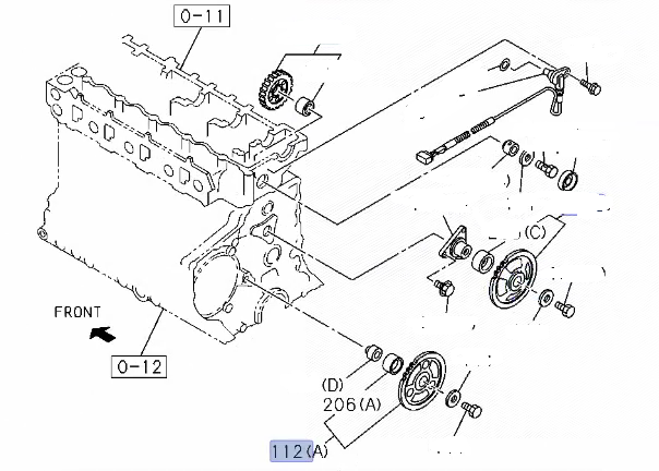 Gear Idle For ISUZU NKR NPR NQR NPS 4HF1 4HG1 Z=72-30 8-97094-544-1 8970945441