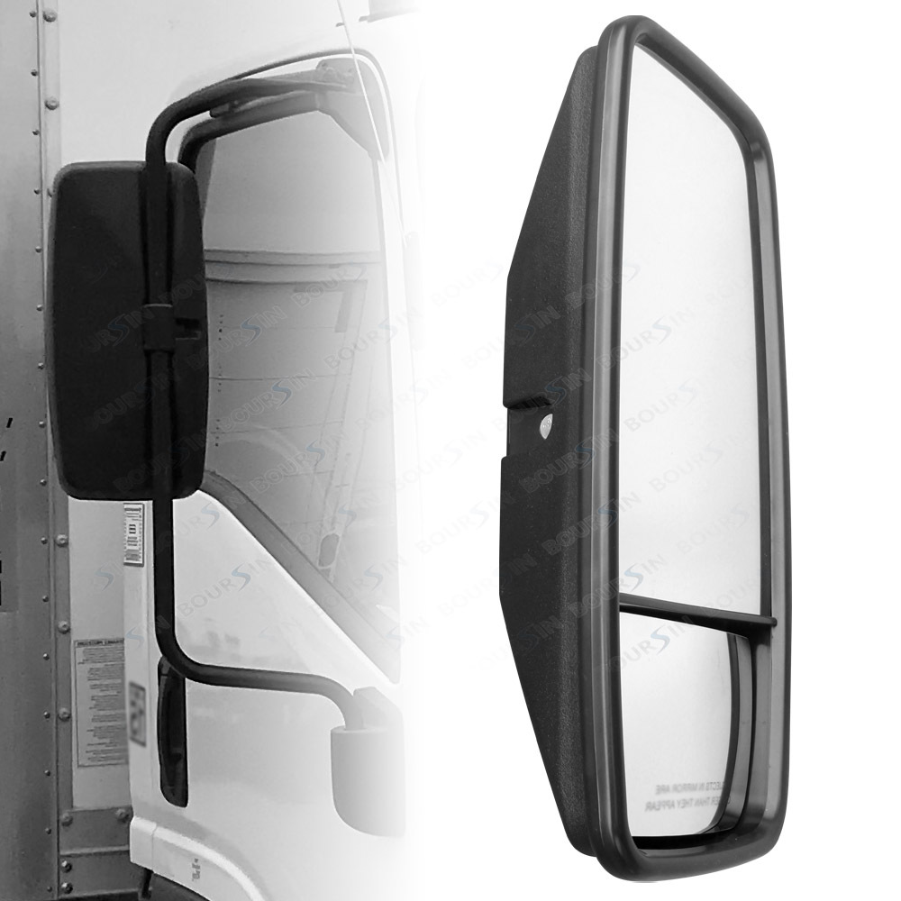 Outside View Door Mirror For Mitsubishi Canter FE125 FE140 FE145 FE160 FE180 FG140 FG4X4 3.0L 4.9L 2005-2023 Passenger Side