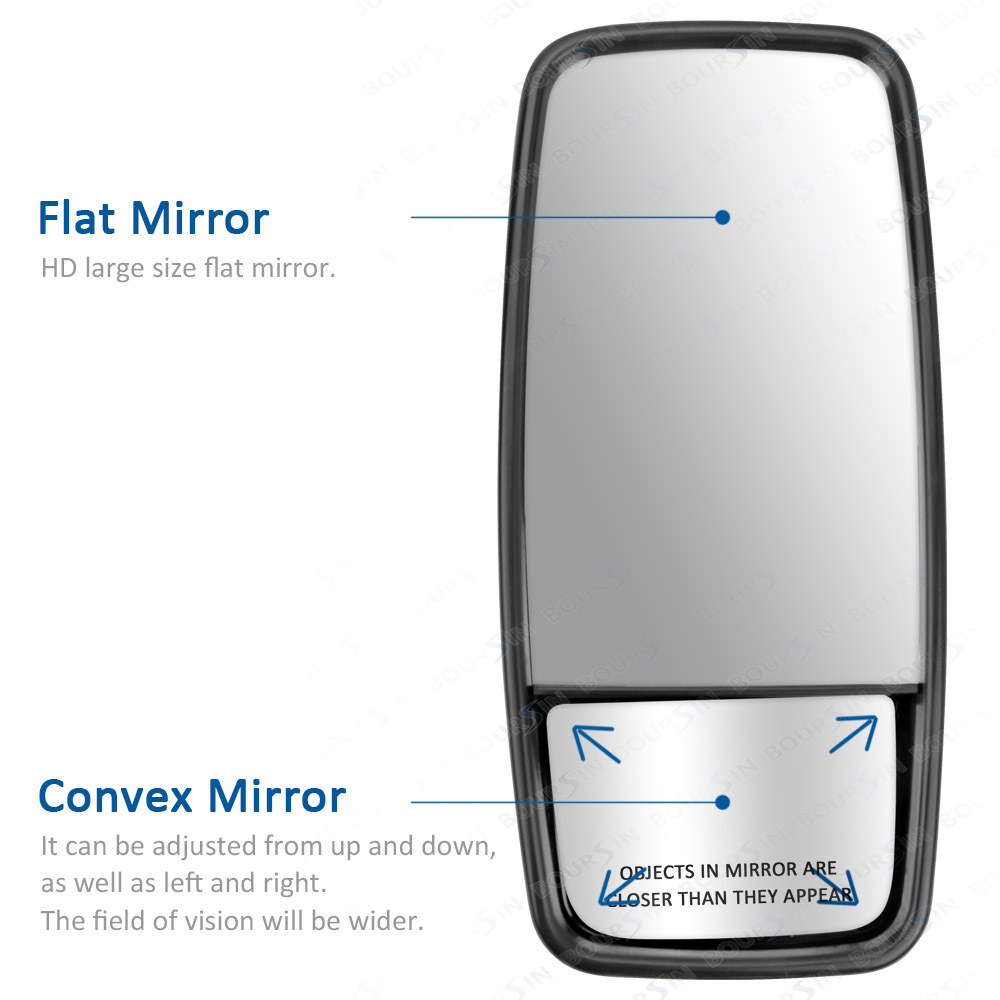 Outside View Door Mirror For ISUZU NPR HD NQR NRR 3.0 5.2 6.0L 2008-2024 Driver Side E3-1-56