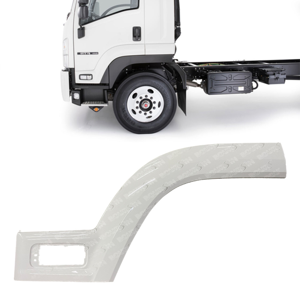 Fender Blister LH For Isuzu FTR 5.2L 2018- Plastic white