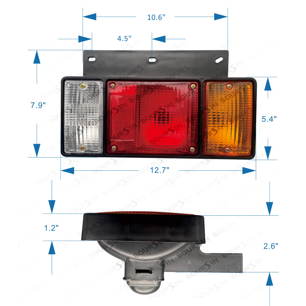 Tail Light For Isuzu ELF NPR NKR NQR NRR FSR FRR FTR FVR Truck Rear Tail Lamp 1987-2022 1 Pair