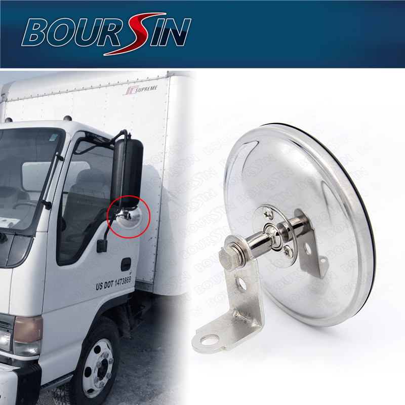 5" Convex Blind Spot Mirror For ISUZU UD HINO Trucks Buses Stainless Steel