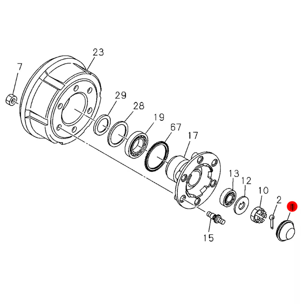 Hub Cap Front Axle For ISUZU NPR NPR-HD NQR NRR NHR NKR NLR NNR NPS 8-97360-101-0 8973601010 8-98276-604-0 8982766040
