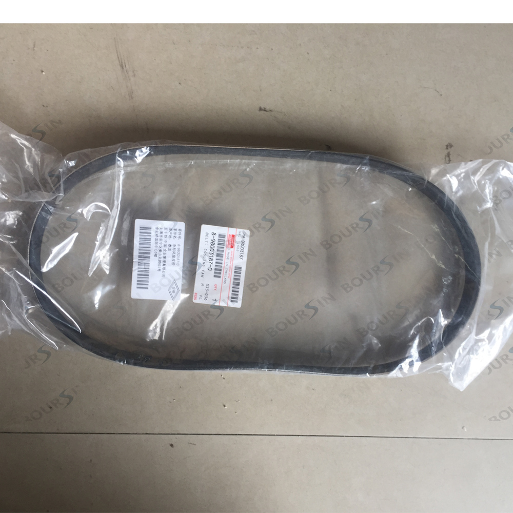 COOLING FAN BELT FOR ISUZU NPR NPR-HD NQR NRR 2007-2010 5.2L REACH 2012- Genuine 8-98003-187-0 8980031870