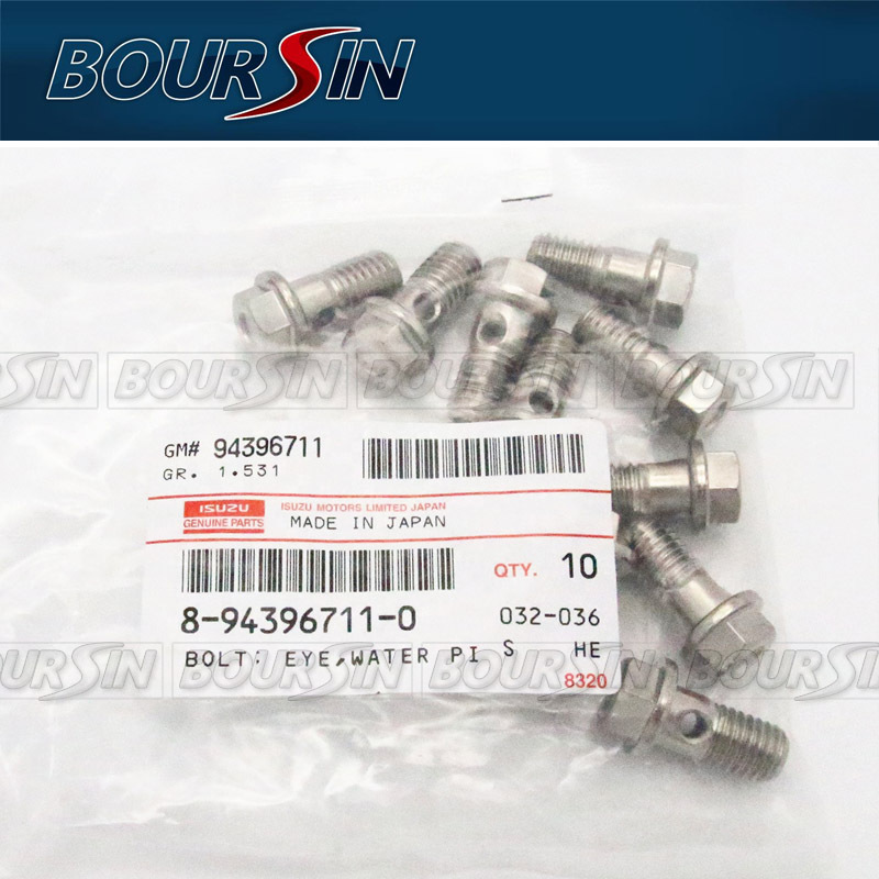 Joint Bolt, Eye Oil Fuel Pipe Leak Off Pipe For ISUZU 4HK1 6HK1 10Pcs Genuine