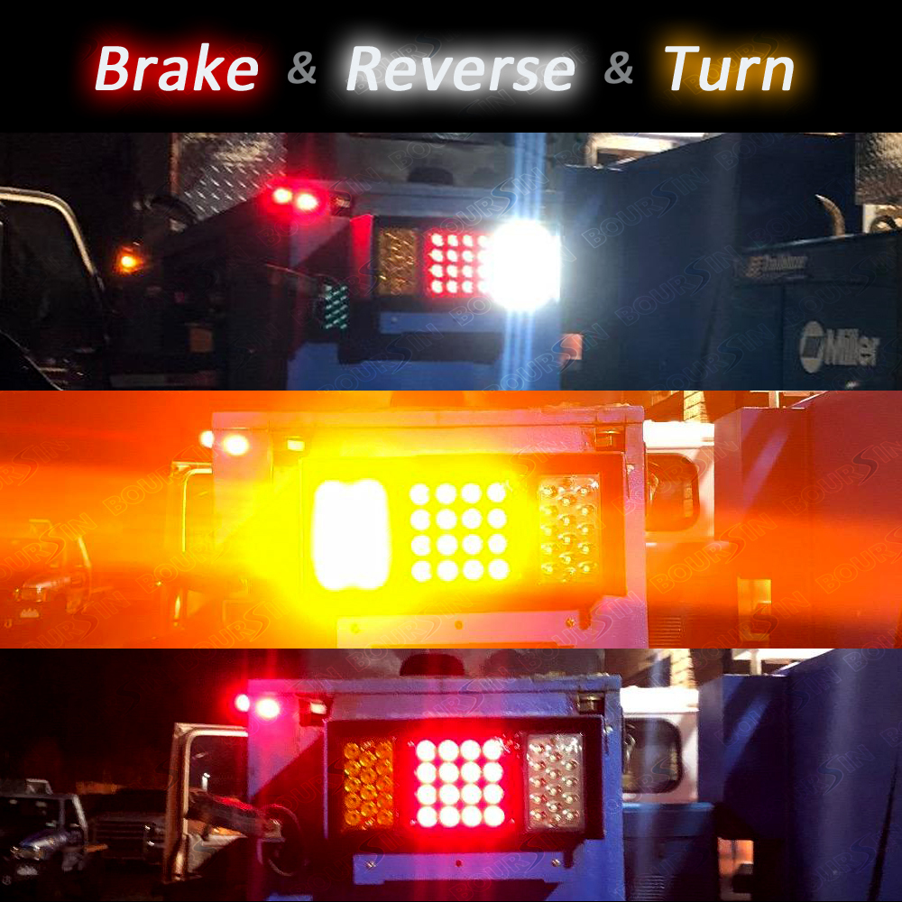 12V 44 LED Rear Tail Light For GMC W Isuzu Elf Truck NPR NQR NRR NKR NHR Tail lamp 1984-2019 LH+RH